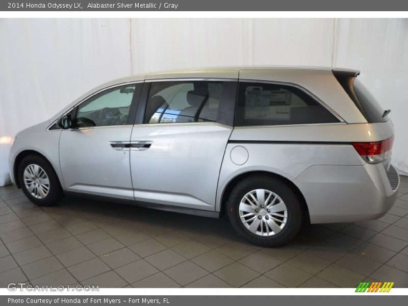 Alabaster Silver Metallic / Gray 2014 Honda Odyssey LX