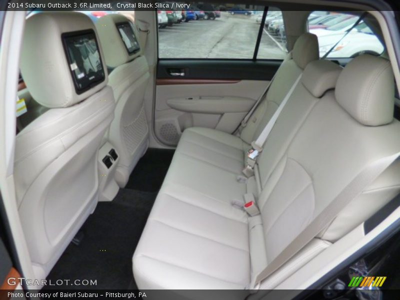 Crystal Black Silica / Ivory 2014 Subaru Outback 3.6R Limited