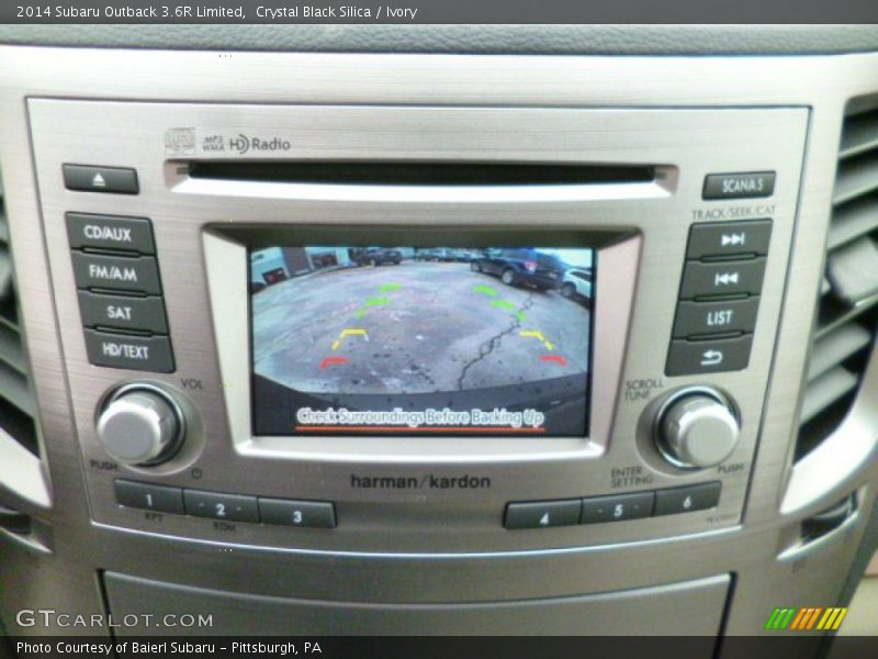 Crystal Black Silica / Ivory 2014 Subaru Outback 3.6R Limited