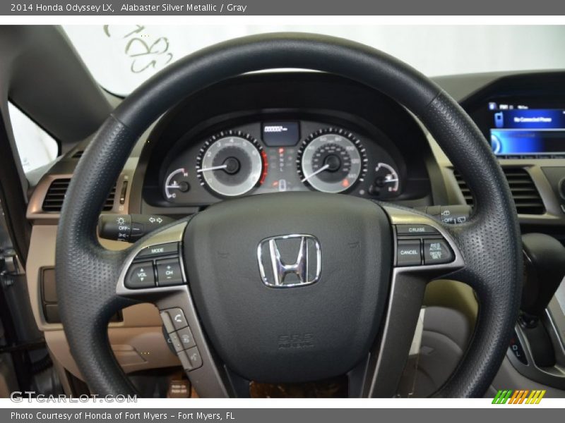 Alabaster Silver Metallic / Gray 2014 Honda Odyssey LX