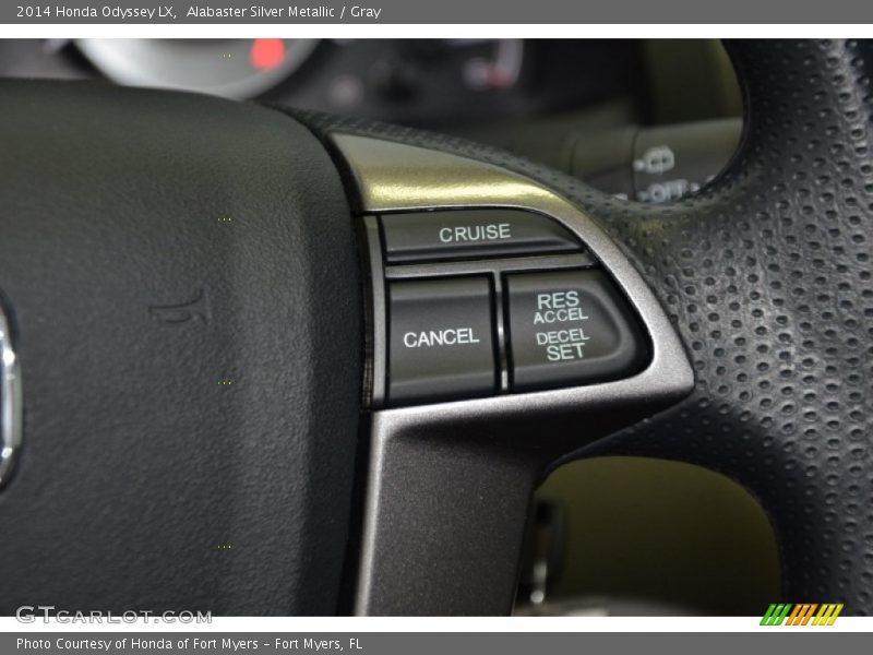 Alabaster Silver Metallic / Gray 2014 Honda Odyssey LX