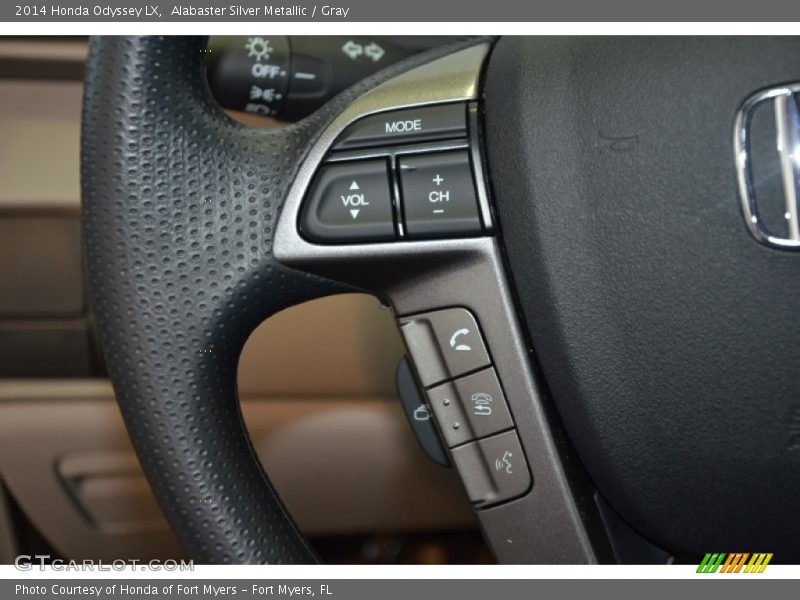 Alabaster Silver Metallic / Gray 2014 Honda Odyssey LX