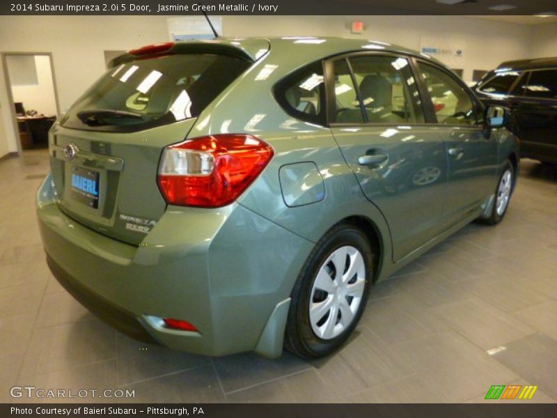 Jasmine Green Metallic / Ivory 2014 Subaru Impreza 2.0i 5 Door
