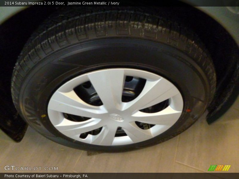 Jasmine Green Metallic / Ivory 2014 Subaru Impreza 2.0i 5 Door