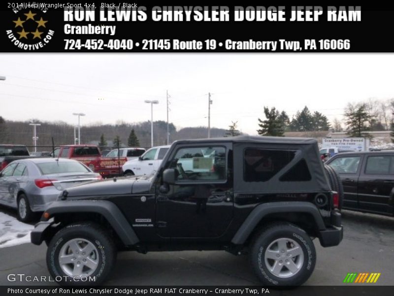 Black / Black 2014 Jeep Wrangler Sport 4x4