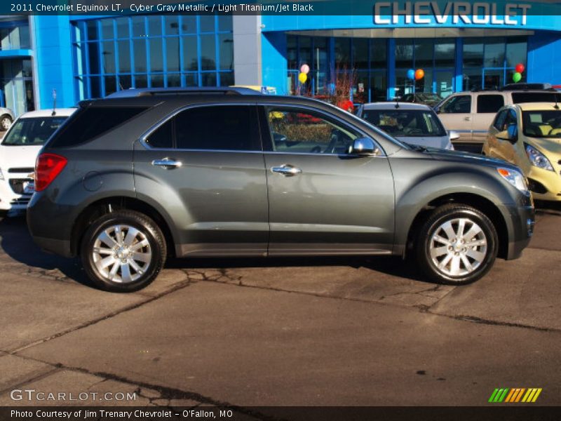 Cyber Gray Metallic / Light Titanium/Jet Black 2011 Chevrolet Equinox LT