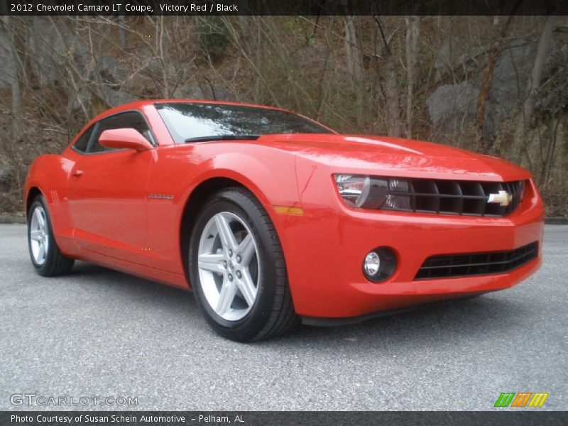 Victory Red / Black 2012 Chevrolet Camaro LT Coupe