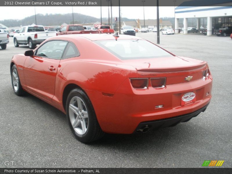 Victory Red / Black 2012 Chevrolet Camaro LT Coupe