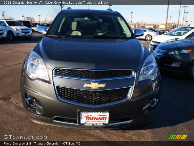 Cyber Gray Metallic / Light Titanium/Jet Black 2011 Chevrolet Equinox LT