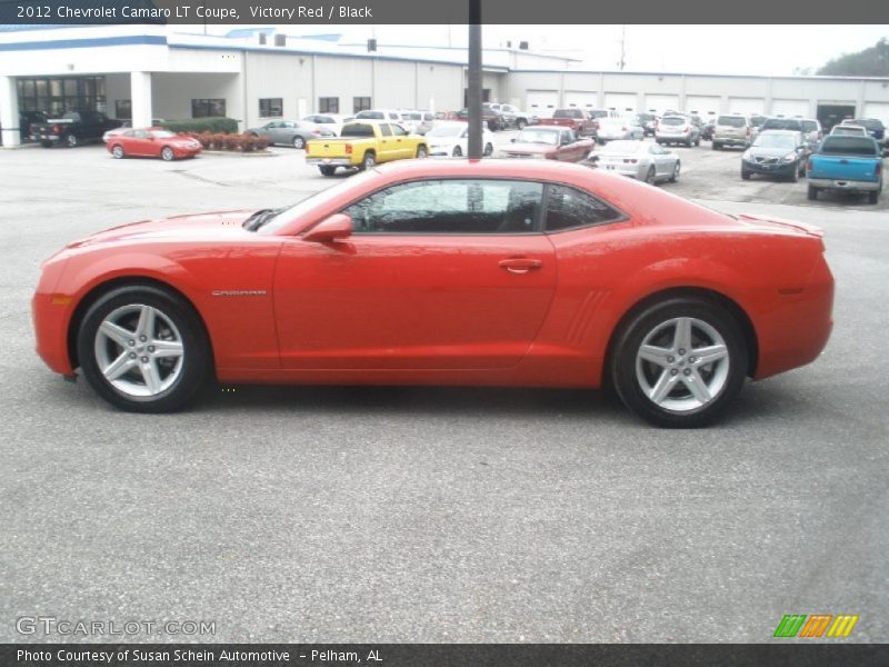 Victory Red / Black 2012 Chevrolet Camaro LT Coupe