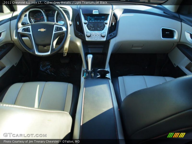 Cyber Gray Metallic / Light Titanium/Jet Black 2011 Chevrolet Equinox LT