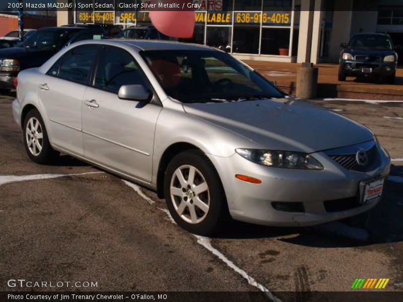 Glacier Silver Metallic / Gray 2005 Mazda MAZDA6 i Sport Sedan