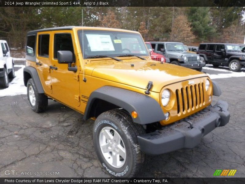 Amp'd / Black 2014 Jeep Wrangler Unlimited Sport S 4x4