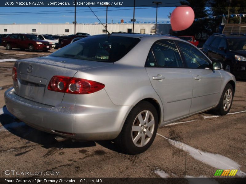 Glacier Silver Metallic / Gray 2005 Mazda MAZDA6 i Sport Sedan