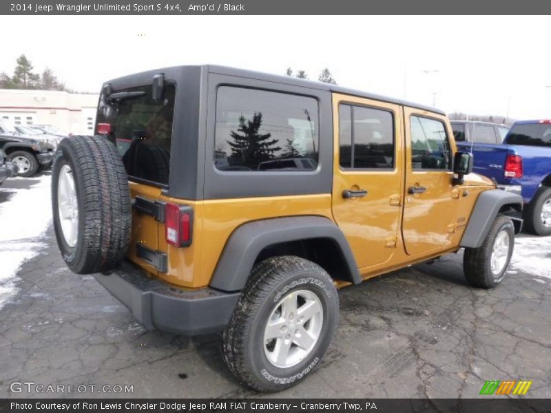 Amp'd / Black 2014 Jeep Wrangler Unlimited Sport S 4x4
