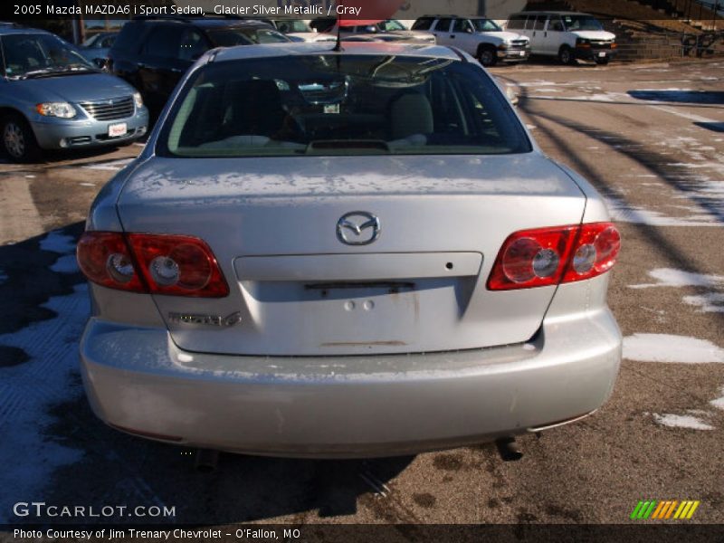 Glacier Silver Metallic / Gray 2005 Mazda MAZDA6 i Sport Sedan