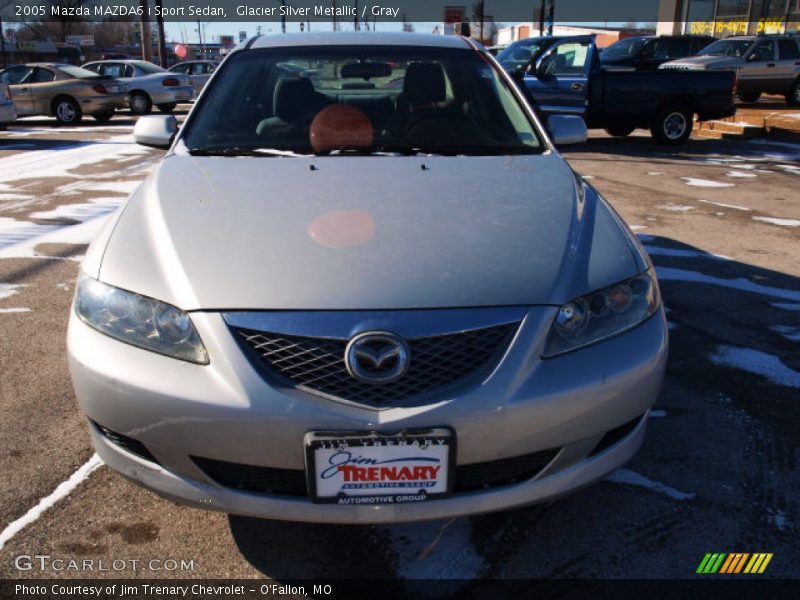 Glacier Silver Metallic / Gray 2005 Mazda MAZDA6 i Sport Sedan