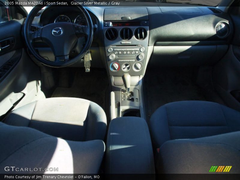 Glacier Silver Metallic / Gray 2005 Mazda MAZDA6 i Sport Sedan