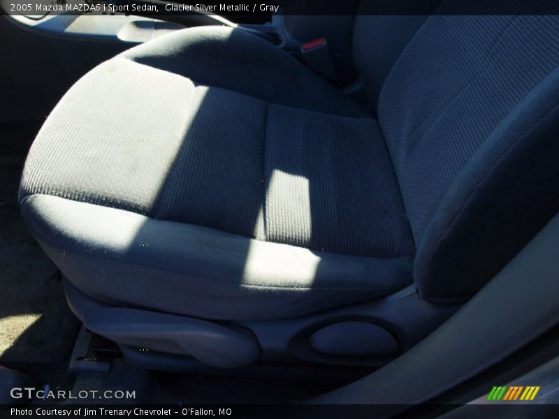 Glacier Silver Metallic / Gray 2005 Mazda MAZDA6 i Sport Sedan