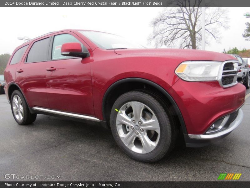 Front 3/4 View of 2014 Durango Limited