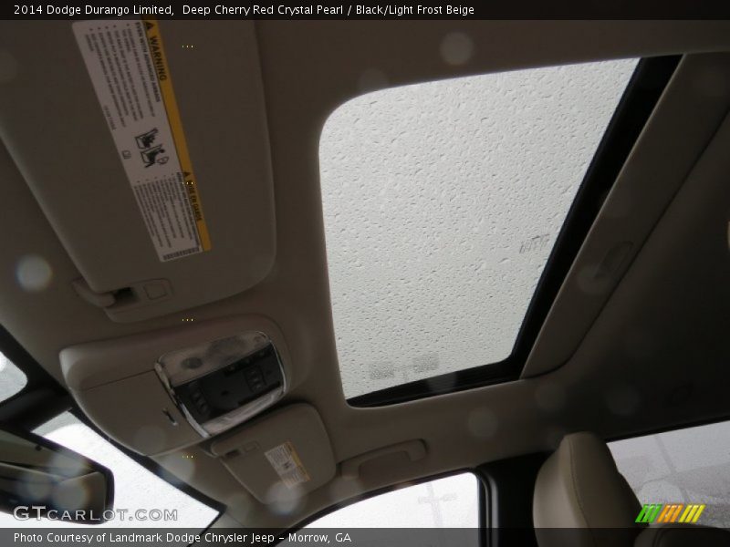 Deep Cherry Red Crystal Pearl / Black/Light Frost Beige 2014 Dodge Durango Limited