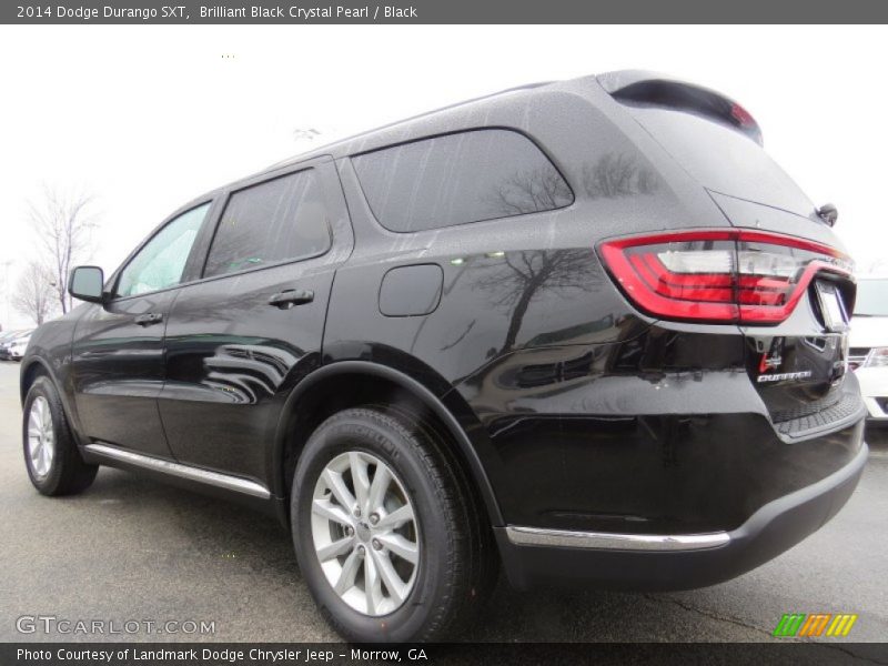 Brilliant Black Crystal Pearl / Black 2014 Dodge Durango SXT