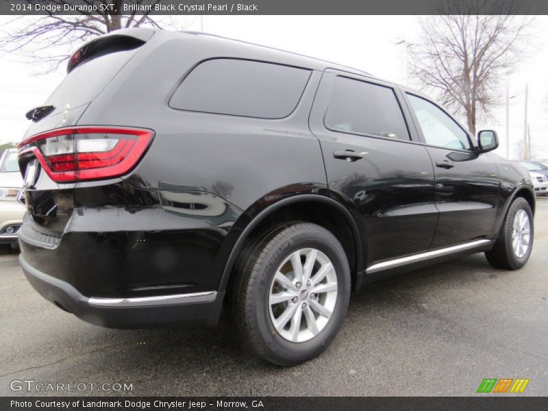 Brilliant Black Crystal Pearl / Black 2014 Dodge Durango SXT