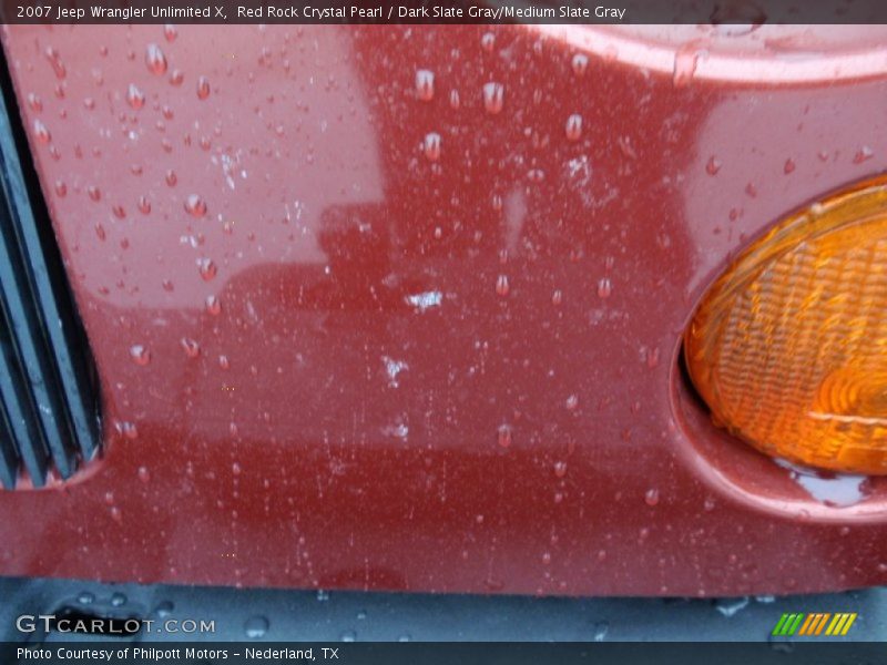 Red Rock Crystal Pearl / Dark Slate Gray/Medium Slate Gray 2007 Jeep Wrangler Unlimited X