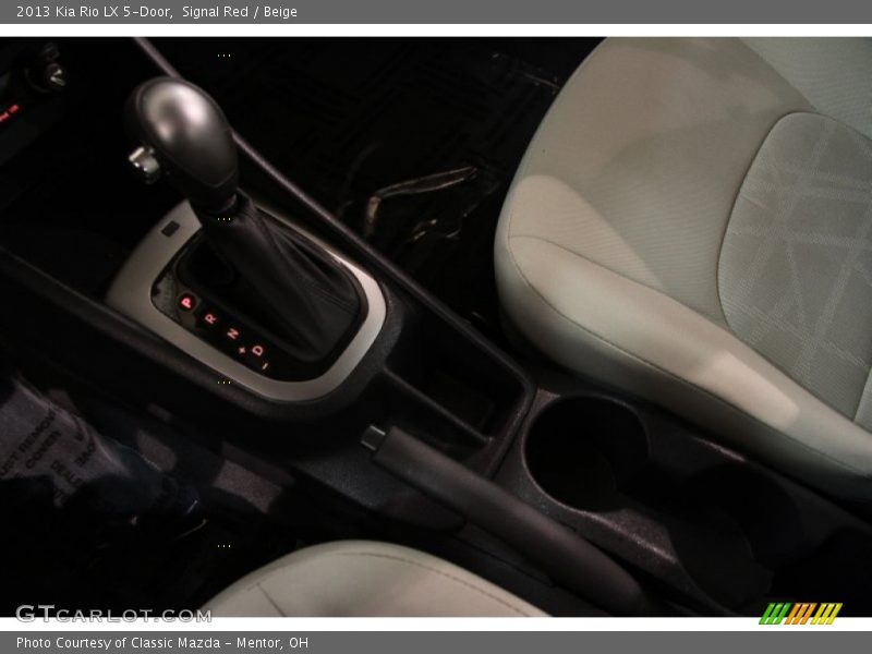 Signal Red / Beige 2013 Kia Rio LX 5-Door
