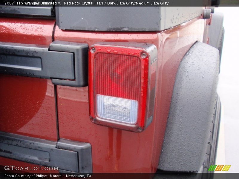 Red Rock Crystal Pearl / Dark Slate Gray/Medium Slate Gray 2007 Jeep Wrangler Unlimited X
