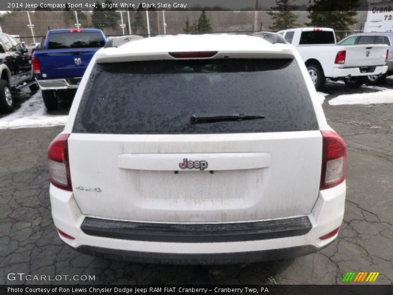 Bright White / Dark Slate Gray 2014 Jeep Compass Sport 4x4