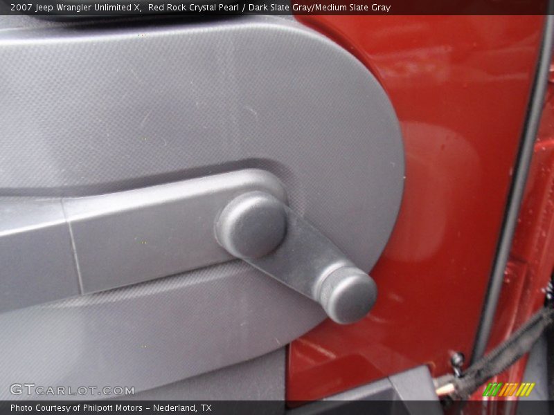 Red Rock Crystal Pearl / Dark Slate Gray/Medium Slate Gray 2007 Jeep Wrangler Unlimited X