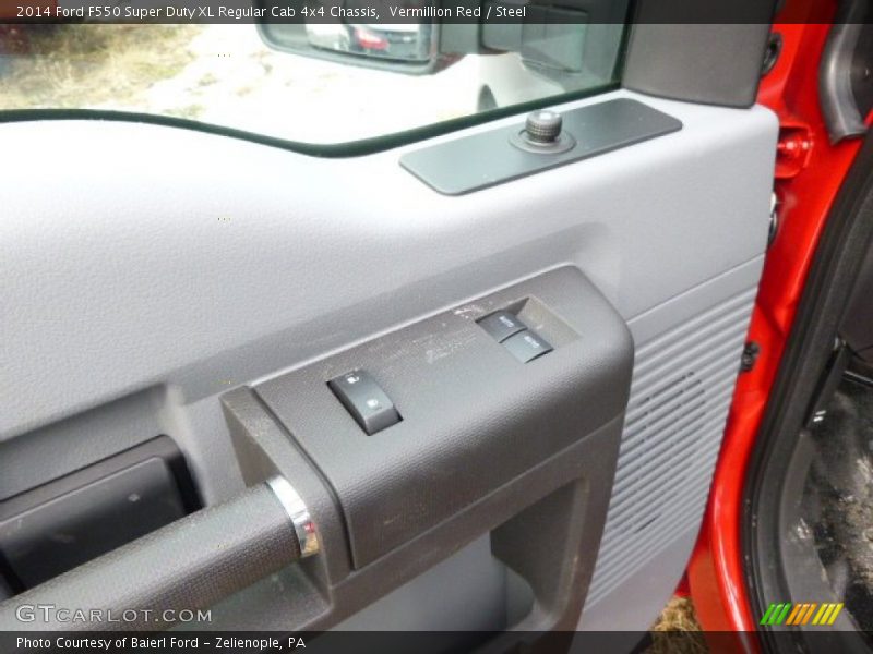Vermillion Red / Steel 2014 Ford F550 Super Duty XL Regular Cab 4x4 Chassis