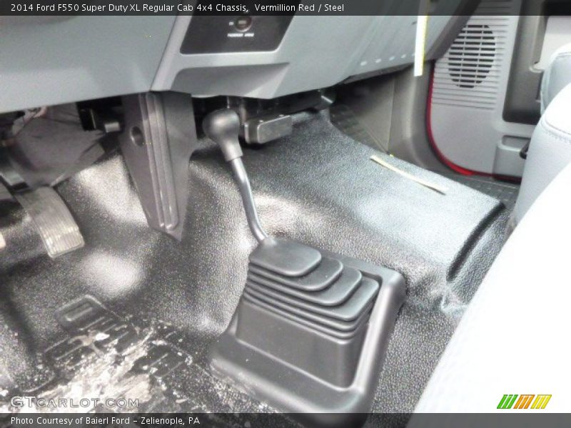 Vermillion Red / Steel 2014 Ford F550 Super Duty XL Regular Cab 4x4 Chassis