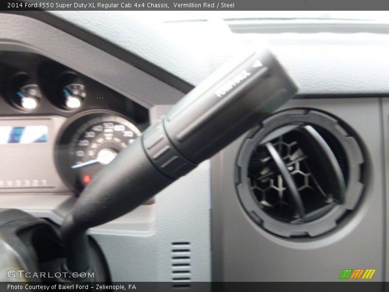 Vermillion Red / Steel 2014 Ford F550 Super Duty XL Regular Cab 4x4 Chassis