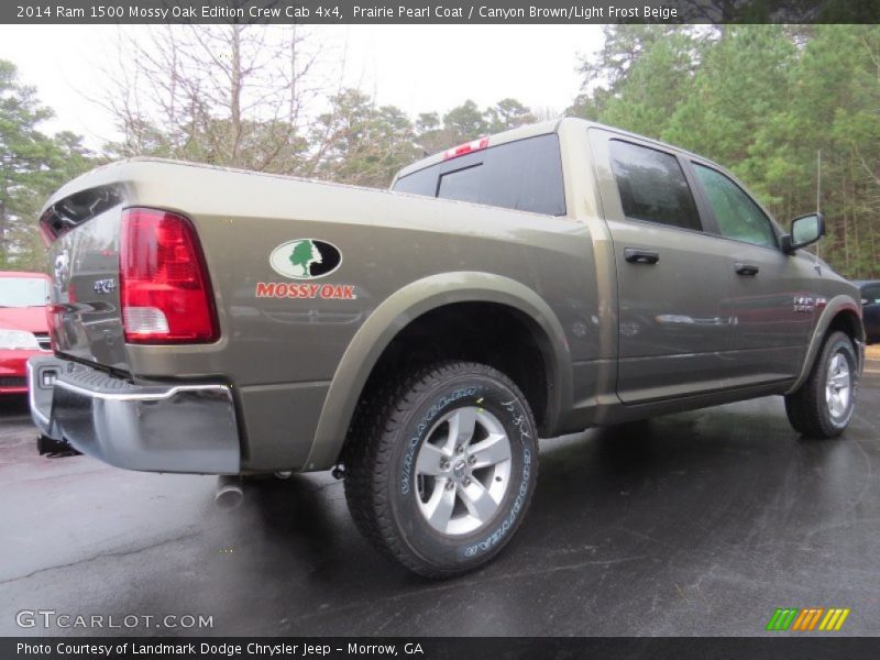 Prairie Pearl Coat / Canyon Brown/Light Frost Beige 2014 Ram 1500 Mossy Oak Edition Crew Cab 4x4