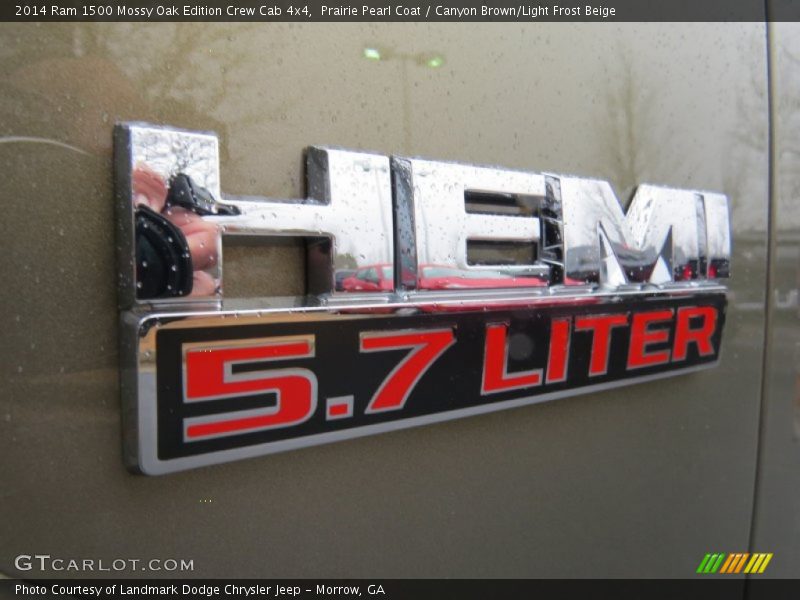 Prairie Pearl Coat / Canyon Brown/Light Frost Beige 2014 Ram 1500 Mossy Oak Edition Crew Cab 4x4
