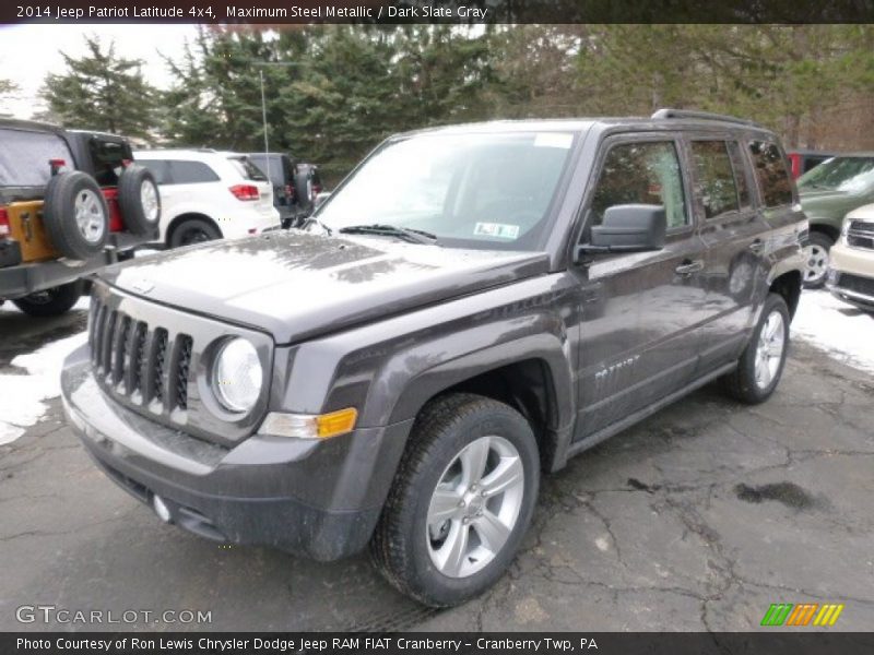 Maximum Steel Metallic / Dark Slate Gray 2014 Jeep Patriot Latitude 4x4
