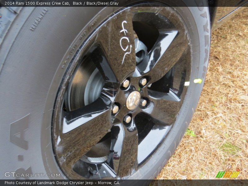 Black / Black/Diesel Gray 2014 Ram 1500 Express Crew Cab