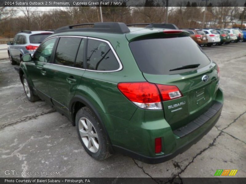  2014 Outback 2.5i Premium Cypress Green Pearl