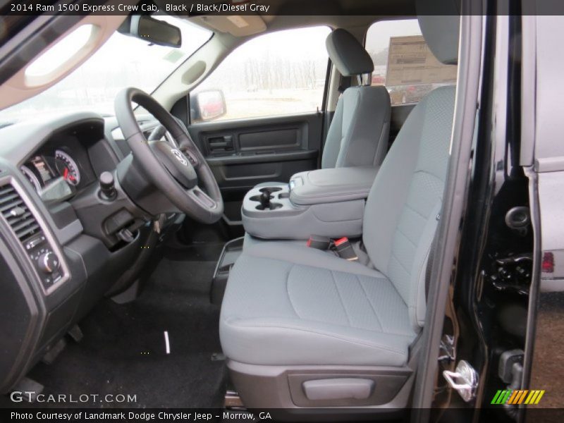 Black / Black/Diesel Gray 2014 Ram 1500 Express Crew Cab