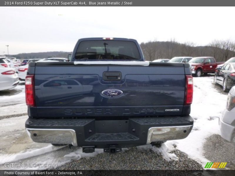 Blue Jeans Metallic / Steel 2014 Ford F250 Super Duty XLT SuperCab 4x4