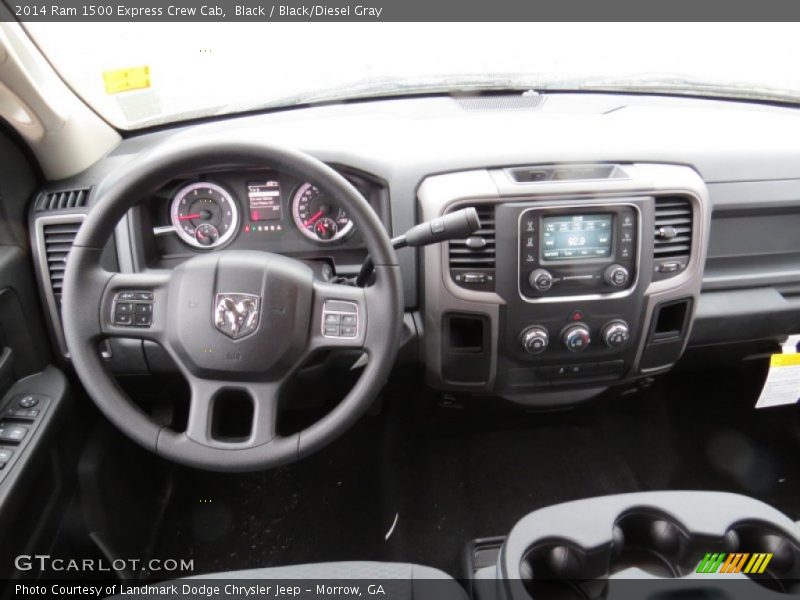 Black / Black/Diesel Gray 2014 Ram 1500 Express Crew Cab