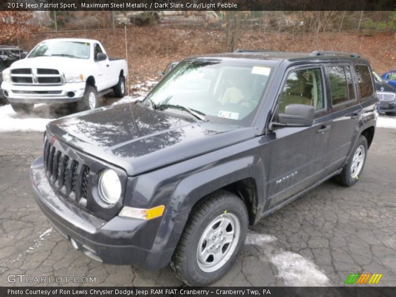 Maximum Steel Metallic / Dark Slate Gray/Light Pebble 2014 Jeep Patriot Sport