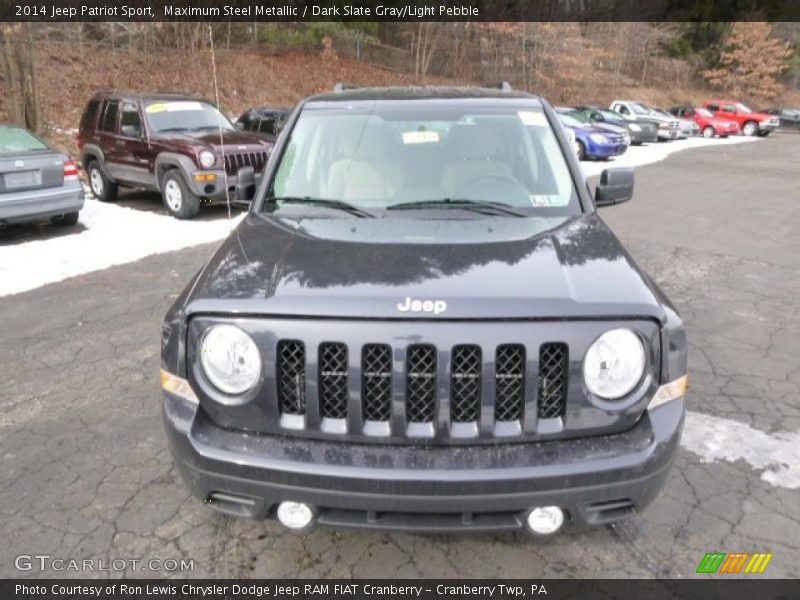 Maximum Steel Metallic / Dark Slate Gray/Light Pebble 2014 Jeep Patriot Sport
