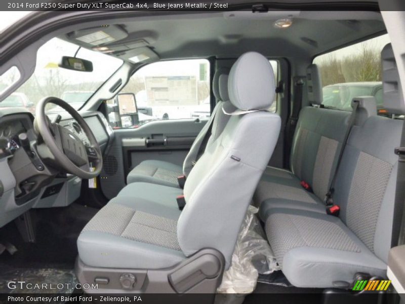 Blue Jeans Metallic / Steel 2014 Ford F250 Super Duty XLT SuperCab 4x4