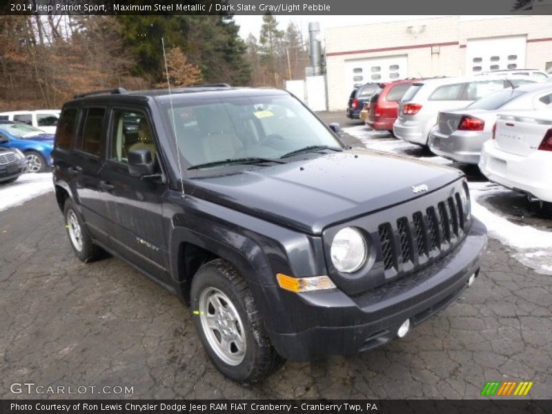 Maximum Steel Metallic / Dark Slate Gray/Light Pebble 2014 Jeep Patriot Sport