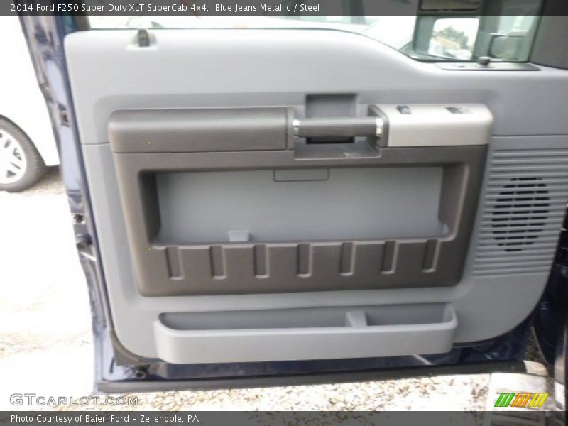Blue Jeans Metallic / Steel 2014 Ford F250 Super Duty XLT SuperCab 4x4