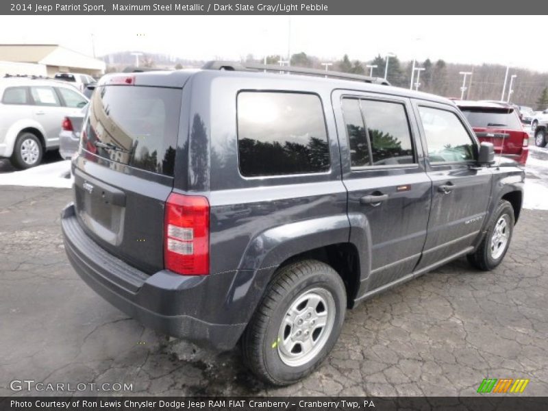 Maximum Steel Metallic / Dark Slate Gray/Light Pebble 2014 Jeep Patriot Sport