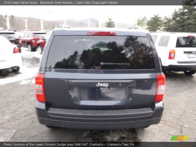 Maximum Steel Metallic / Dark Slate Gray/Light Pebble 2014 Jeep Patriot Sport
